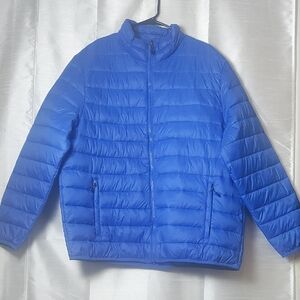 Swiss Tech‎ Vibrant Blue Quilted Jacket Size XL